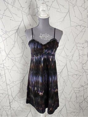Reitmans Tie Dye Strappy Y2K Empire Waist Babydoll Dress